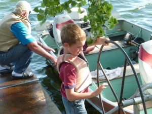 edluke boat Edward Luke working the boat lift