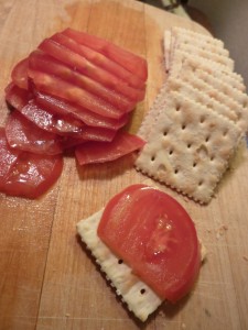 tomato snack