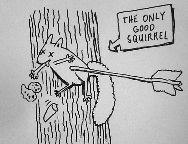 skewered squirrel